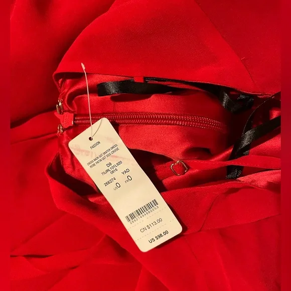 Cross back GGT dress| size 0 - Picture 4 of 5